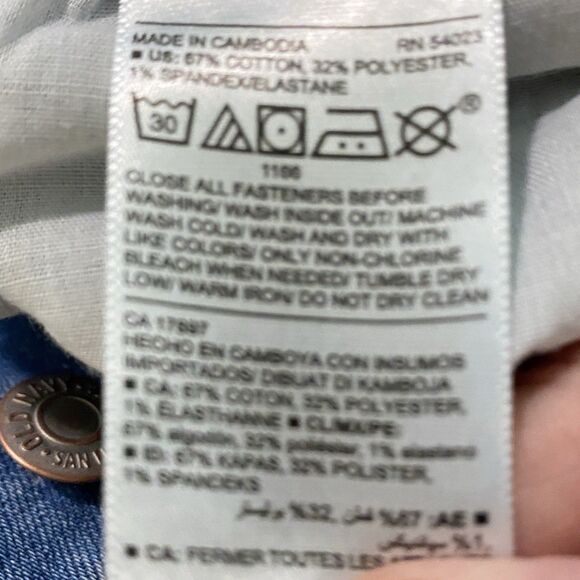 Old Navy Woman’s 14 Jeans Boot-Cut 36x31 Med Blue High Rise Metal Zip BRAND NEW - Picture 9 of 12